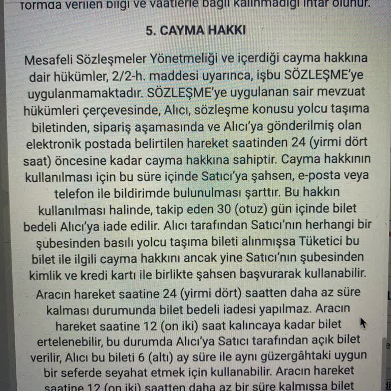 Bilet İptalinde İki Taraf Arasında Mağduriyet Yaşadım Çözüm Bulamıyorum