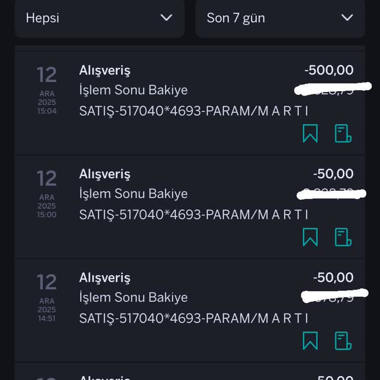 Martı Hesabımdan İzinsiz Çekilen Tutarlar Ve İade Sorunu