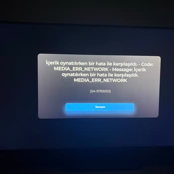 Tod TV Smart TV Uygulamasında Sürekli Hata, İçeriklere Erişemiyorum