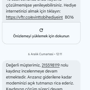 Vodafone Net'te Sürekli Kopma Ve Yanlış Bilgilendirme Nedeniyle Mağduriyet