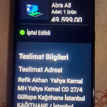 İptal Edilen Ürünün Ücreti 12 Gündür İade Edilmedi