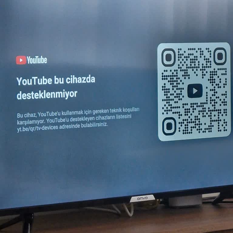 Onvo TV'de Youtube Uygulaması Açılmıyor, Akıllı Özellikler Kullanılamıyor