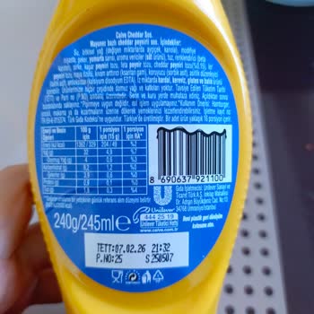 BİM Calve Cheddar Sos Bozuk Çıktı