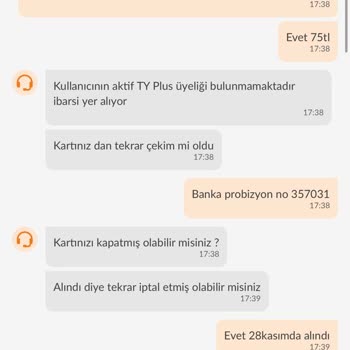 TrendyoI Plus Üyeliğim İptal Edilmedi, Ücret Alındı Hizmet Verilmedi!