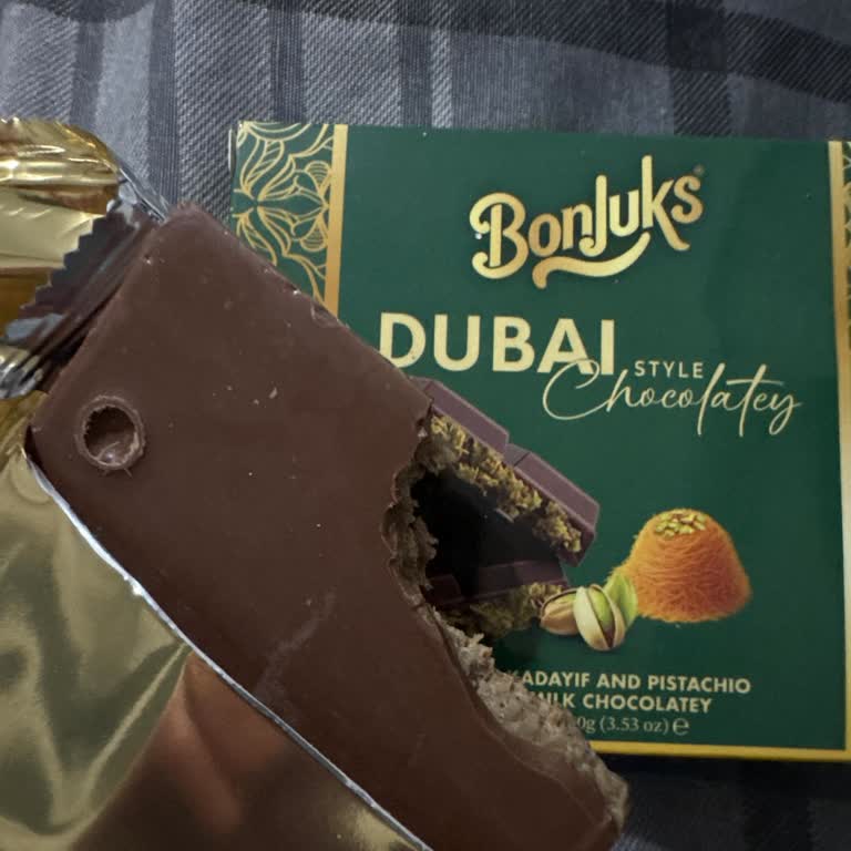 Taze Olmayan Ve Beklentileri Karşılamayan Bonjuk Crispy Kadayıf & Antep Fıstıklı Çikolata Deneyimi