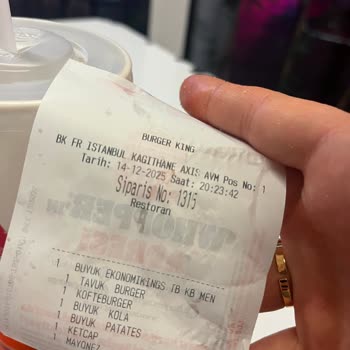 Burger King Kağıthane'de Bozuk İçecek Ve İlgisiz Personel Nedeniyle Hayal Kırıklığı