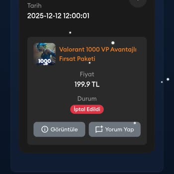 Ödeme Alındı Fakat E-pin Teslim Edilmedi, İade Veya Ürün Talep Ediyorum