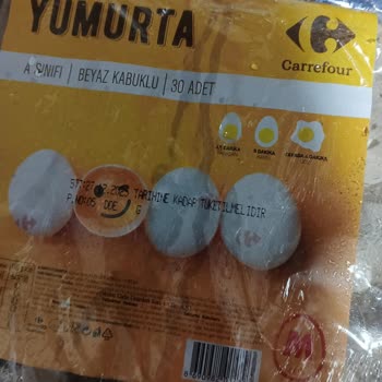 Carrefour Şubesinden Aldığım Yumurtalarda Hijyen Ve Kalite Sorunu Yaşadım