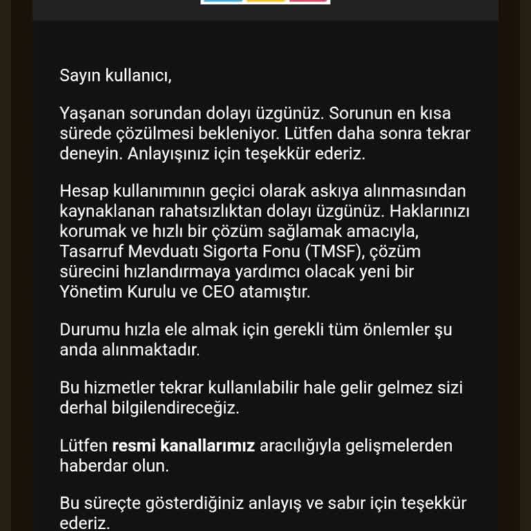 Hesabım Haksız Yere Kapatıldı, Param Bir Yıldır İade Edilmiyor!