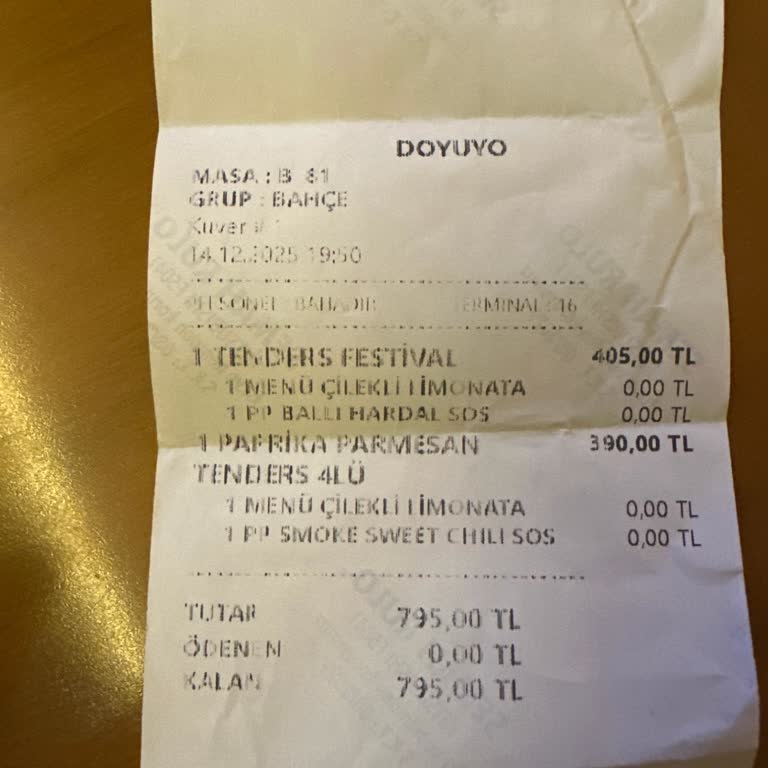 Doyuyo Akasya’da Soğuk Yemek, İlgisiz Personel Ve Saygısız İletişimle Kötü Deneyim