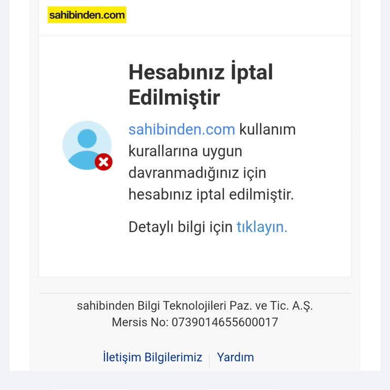 Hesabım Uyarısız Kapatıldı, Açık Gerekçe Ve Çözüm Bekliyorum