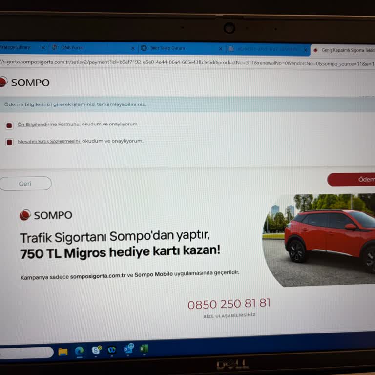 Sompo Trafik Sigortası Kampanyasında Hediye Kartı Mağduriyeti
