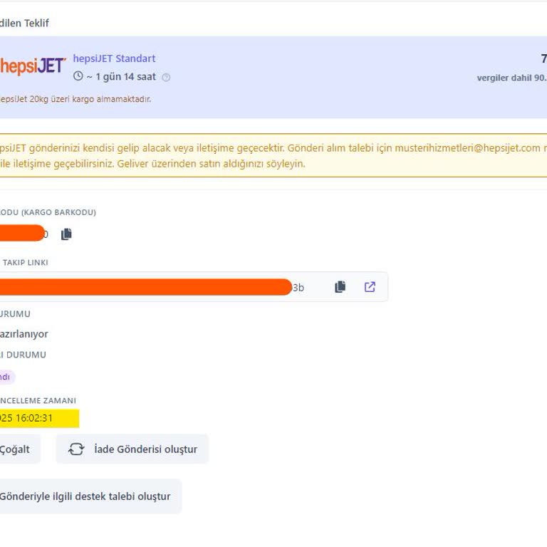 Hepsijet Kargo 4 Gündür Kargomu Almadı, Bilgilendirme Eksikliği Ve İletişim Sorunu