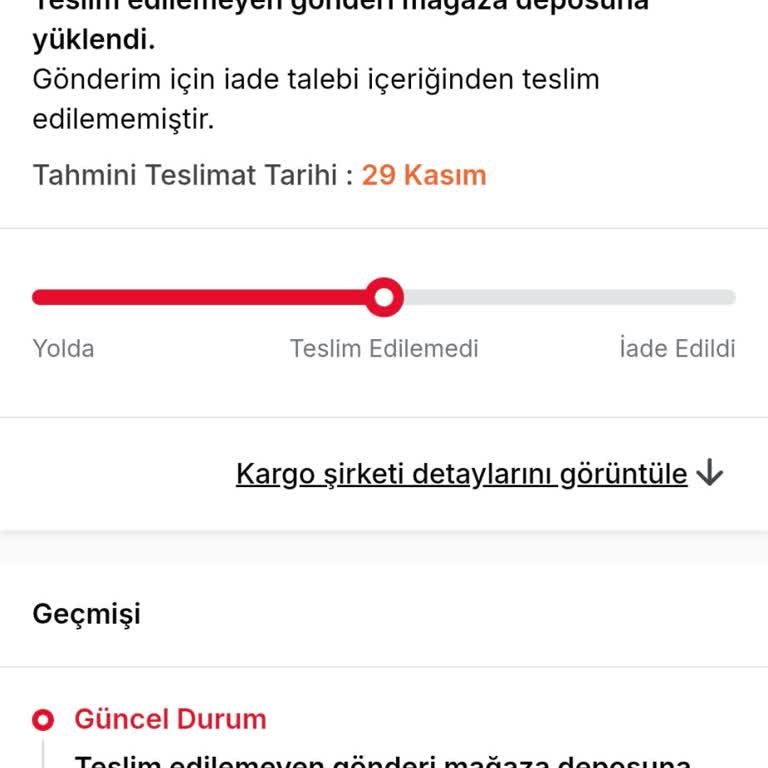 Siparişim Teslim Edilmedi Ücret İadem Yapılmıyor