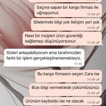 Zara Siparişim Kayboldu, Çözüm Ve Bilgi Alamıyorum