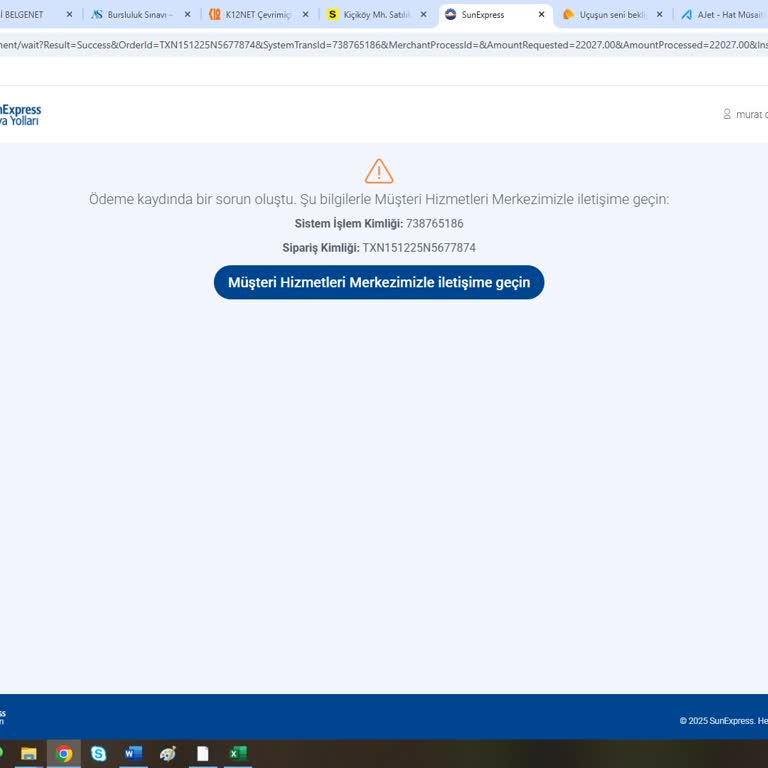 Ödeme Alındı Bilet Verilmedi Mağduriyet Yaşıyorum