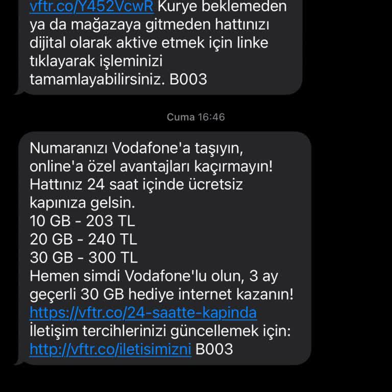 Vodafone'a Geçişte Yaşanan Sorunlar Ve Mağduriyet
