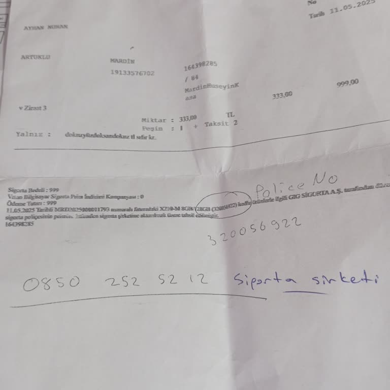 Sigorta Kapsamında Tabletin Tamiri Yerine Yetersiz Hediye Çeki Teklifi