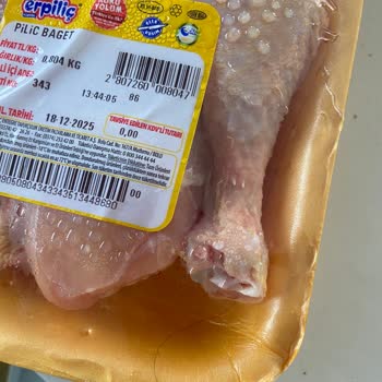 Erpiliç Tavuk Baget Paketinde Saç Çıkması Nedeniyle Hijyen Endişesi