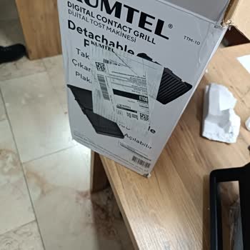 Kırık Ve Hasarlı Gelen Tost Makinesi İçin Değişim Talebim Cevapsız Kaldı