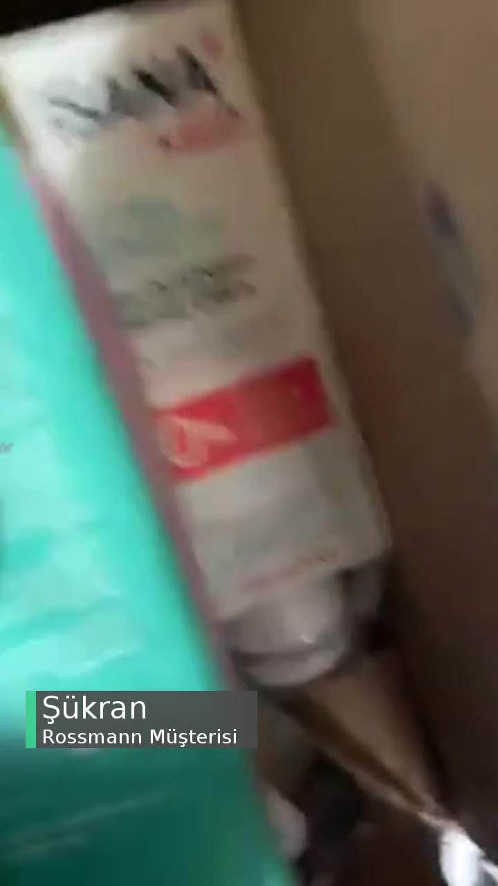 Rossmann Ürün Açık Bir Şekilde Geldi! videonun kapak resmi