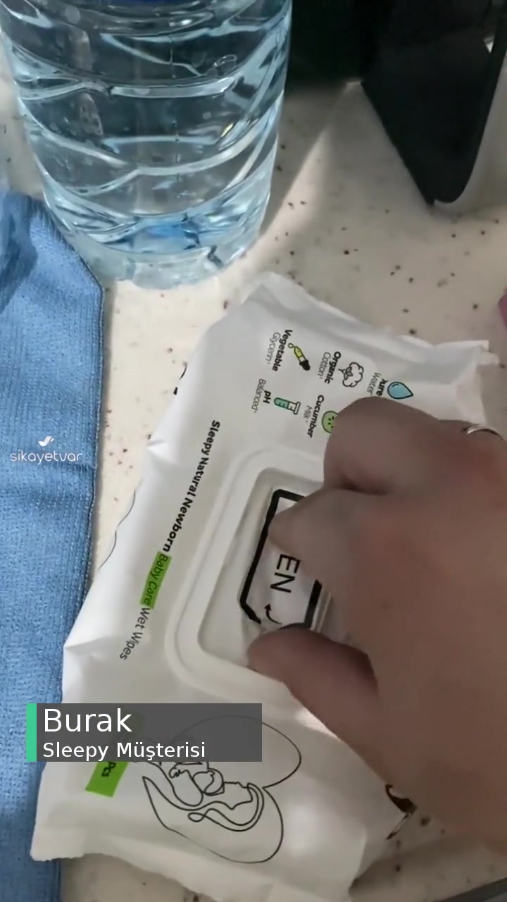 Sleepy Kirli Islak Mendil Paketi videonun kapak resmi