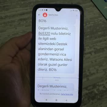 Watsons Promosyon Kodu Çalışmadı Müşteri Hizmetleri Yardımcı Olmadı