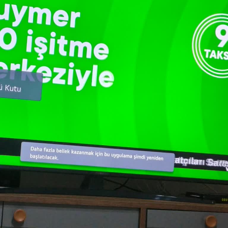 LG Televizyonda Sürekli Bellek Hatası Ve Çözüm Eksikliği