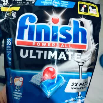 Finish Powerball Ultimate Tabletler Bulaşıklarda Ve Makinede Kalıcı Tortu Bırakıyor, Güven Sorunu Oluşturuyor