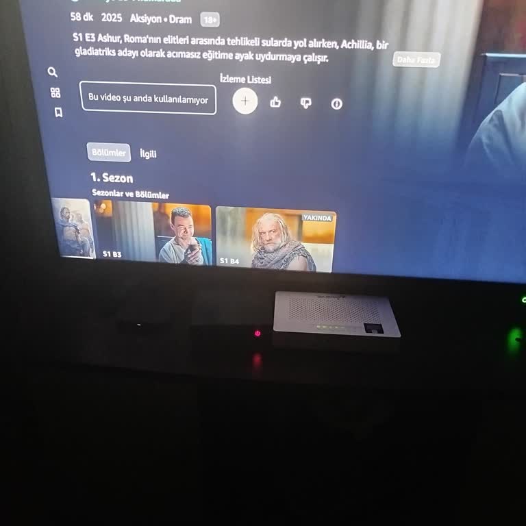 Prime Video’da Spartacus Dizisinin Bölümleri Açılmıyor