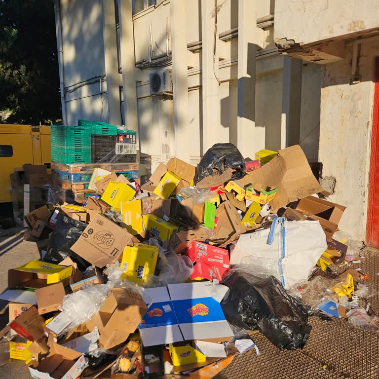 Şok Market Şubesinin Karton Atık Yönetimindeki İhmal Çevre Kirliliğine Yol Açıyor