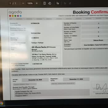 Agoda'da Yanlış Rezervasyon Sonrası Değişiklik Talebim Cevapsız Kaldı