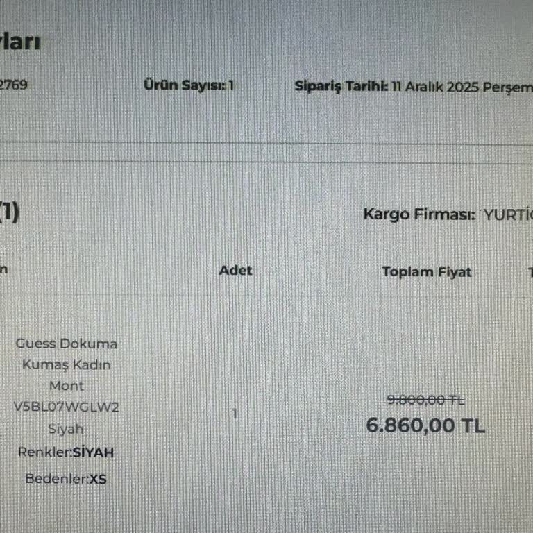 Ödeme Alındı Siparişim Ortada Yok Bilgi De Verilmiyor