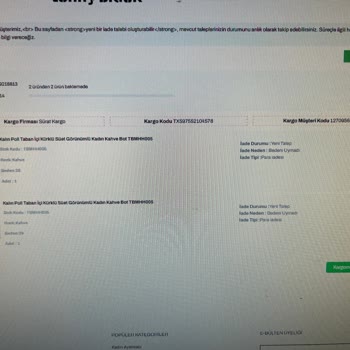 Tonny Blackten İade Ettiğim Botların Ücreti Günlerdir Ödenmiyor Müşteri Hizmetine Ulaşamıyorum