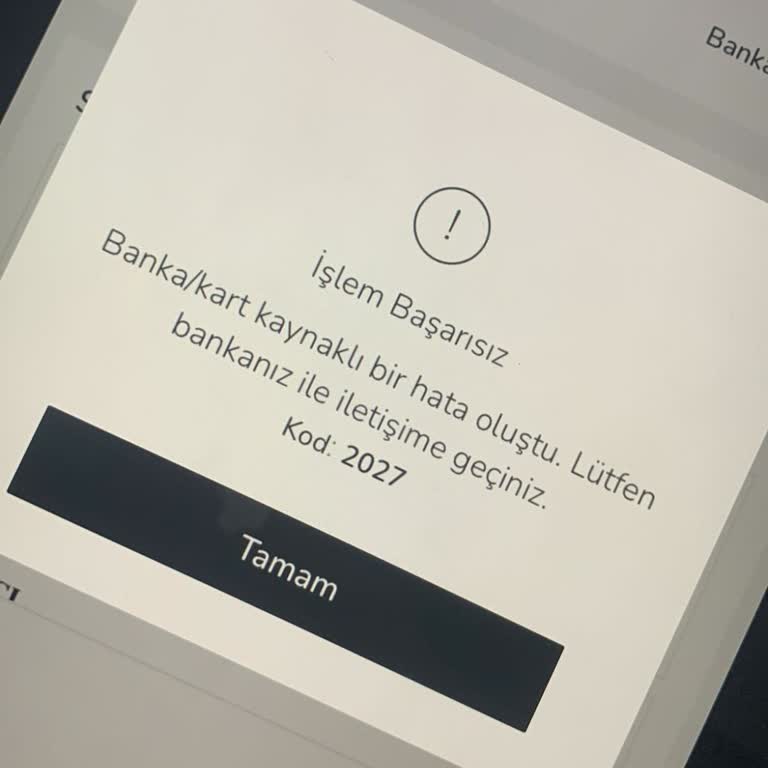 LCW Waikiki Web Sitesinde 2027 Hata Kodu Nedeniyle Ödeme Yapılamıyor
