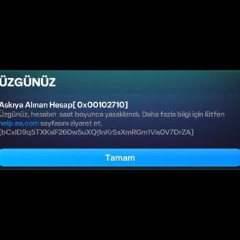 VPN Kullanımı Nedeniyle Haksız Yere Askıya Alınan Fc Mobile Hesabımın İncelenmesini Ve Erişimin Yeniden Açılmasını Talep Ediyorum