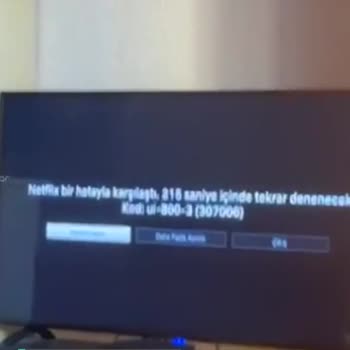 Awox TV Güncelleme Hatası, Netflix Markasını Desteklememesi