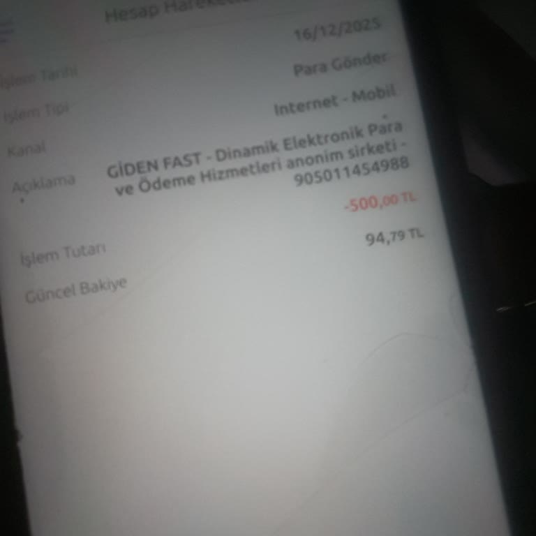 FAST İle Yüklediğim 500 TL Hesabıma Yansımadı, Müşteri Hizmetlerine Ulaşamıyorum