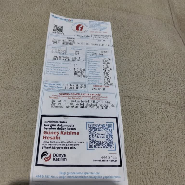 Marmaragaz Online Ödeme Sistemindeki Hata Yüzünden Doğalgaz Kesilme Endişesi Yaşıyorum