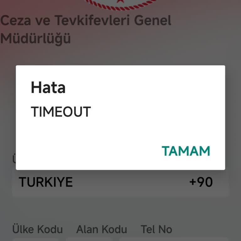 E Görüş Uygulamasında Süregelen Zaman Aşımı Hatası İletişimimi Engelliyor