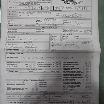 Garanti Kapsamındaki Çamaşır Makinem Arızalı Ve Servis Hem Gelmiyor Hem De Ücret İstiyor