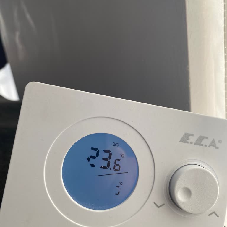 Kısa Mesafeden Düşen ECA Oda Termostatı Ekranının Kolayca Kırılması Ve Yetersiz Servis Desteği