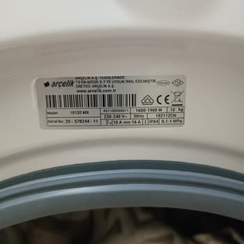 Arçelik Çamaşır Makinesi İlk Günden Beri Arızalı, Çözüm Sunulmuyor