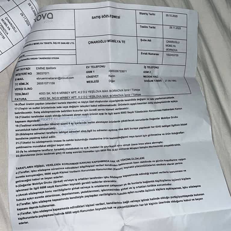 Peşin Ödeme Yapılan Yatak Ve Başlığın Teslimatı Sürekli Erteleniyor, Net Teslimat Tarihi Verilmiyor