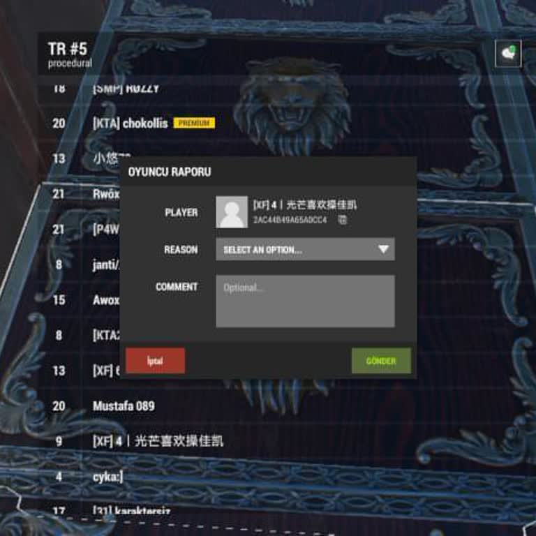 Haksız Avantaj Sağlayan Oyuncu Yüzünden Oyun Keyfi Kalmadı