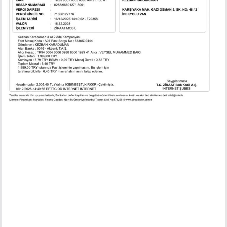 Ödeme Sonrası İletişim Kesildi Ve Ürün Gönderilmedi