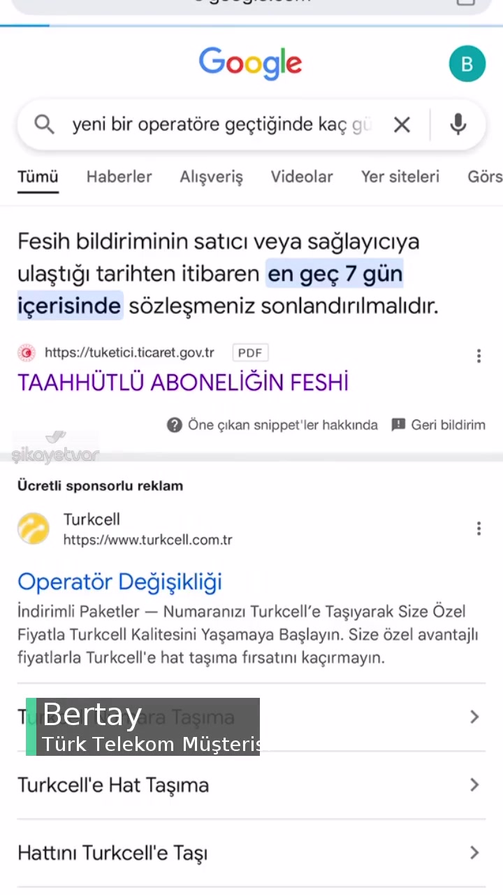 Türk Telekom Operatör Ve Müşteri Hizmetleri Şikayeti videonun kapak resmi