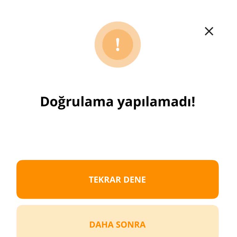 Hopi Uygulamasında Kimlik Doğrulama Sorunu Nedeniyle Hopipay Kartımı Aktif Edemiyorum