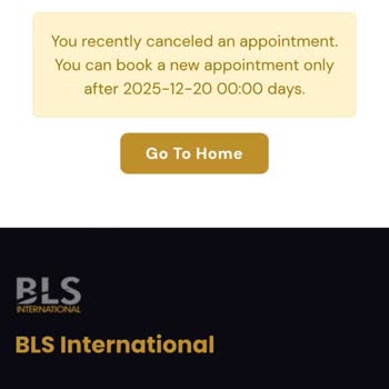 BLS International Sistem Hatası Nedeniyle Randevu Alamıyorum