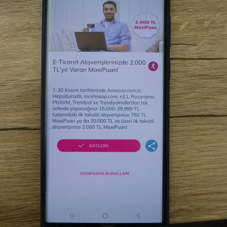 Kampanya Koşullarına Uygun Alışverişe Max Puan Yüklenmedi